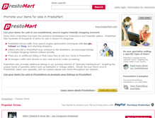 Tablet Screenshot of prestomart.com